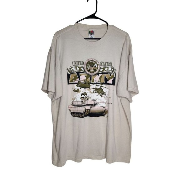 Fruit Of The Loom Men's Size XXL Graphic Tee Gray Short Sleeve Round Neck - Picture 1 of 11